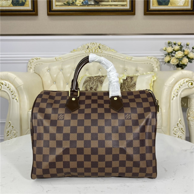 Louis Vuitton Speedy 30 Damier Ebene Canvas Louis Vuitton Speedy 30 Damier Ebene Canvas
