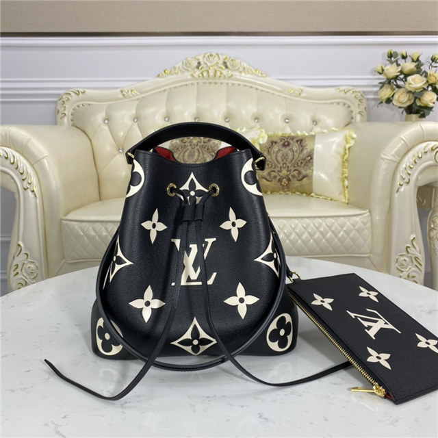 Louis Vuitton NeoNoe MM Monogram Empreinte Leather Black Louis Vuitton NeoNoe MM Monogram Empreinte Leather Black