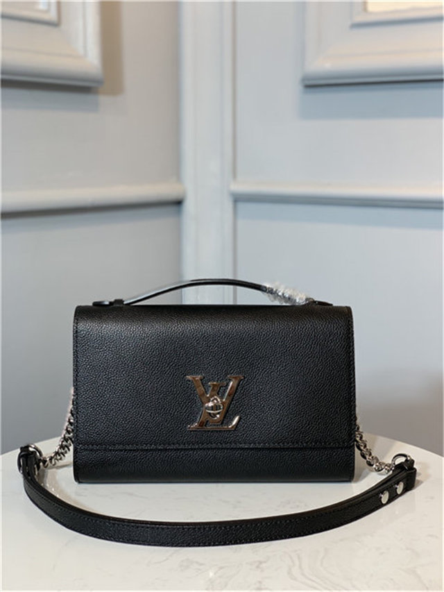Louis Vuitton Lockme Clutch Black Louis Vuitton Lockme Clutch Black