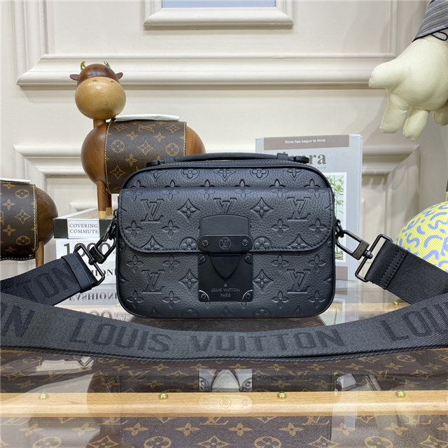Louis Vuitton S Lock Messenger Taurillon Monogram Leather Louis Vuitton S Lock Messenger Taurillon Monogram Leather
