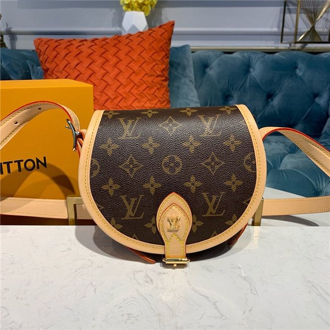 Louis Vuitton Tambourin Monogram Small Round Lightweight Cross Shoulder Bag Louis Vuitton Tambourin Monogram Small Round Lightweight Cross Shoulder Bag