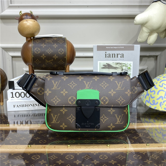 Louis Vuitton S Lock Sling Monogram Macassar Canvas (Varied Colors) Louis Vuitton S Lock Sling Monogram Macassar Canvas (Varied Colors)
