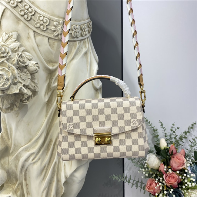 Louis Vuitton Croisette Damier Azur Canvas Pink Louis Vuitton Croisette Damier Azur Canvas Pink