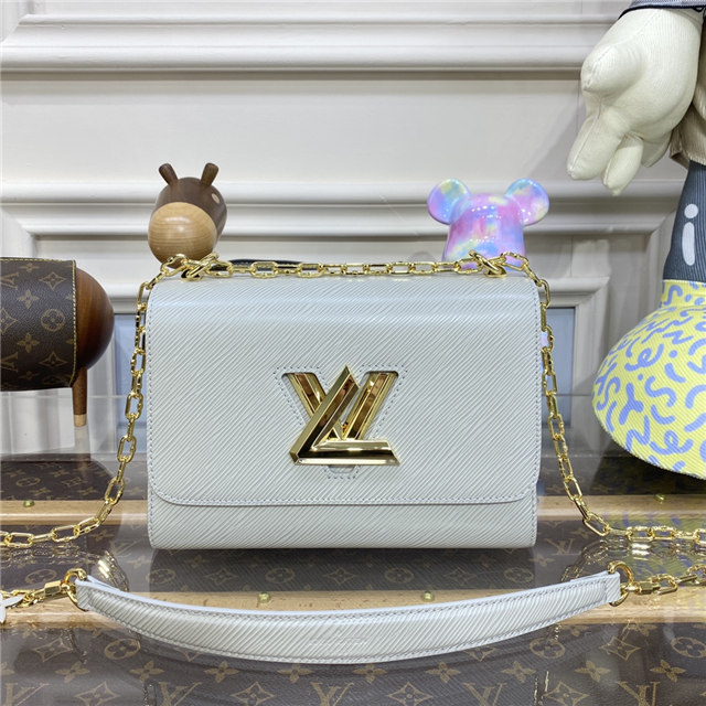 Louis Vuitton Twist MM Epi Leather Gray Louis Vuitton Twist MM Epi Leather Gray