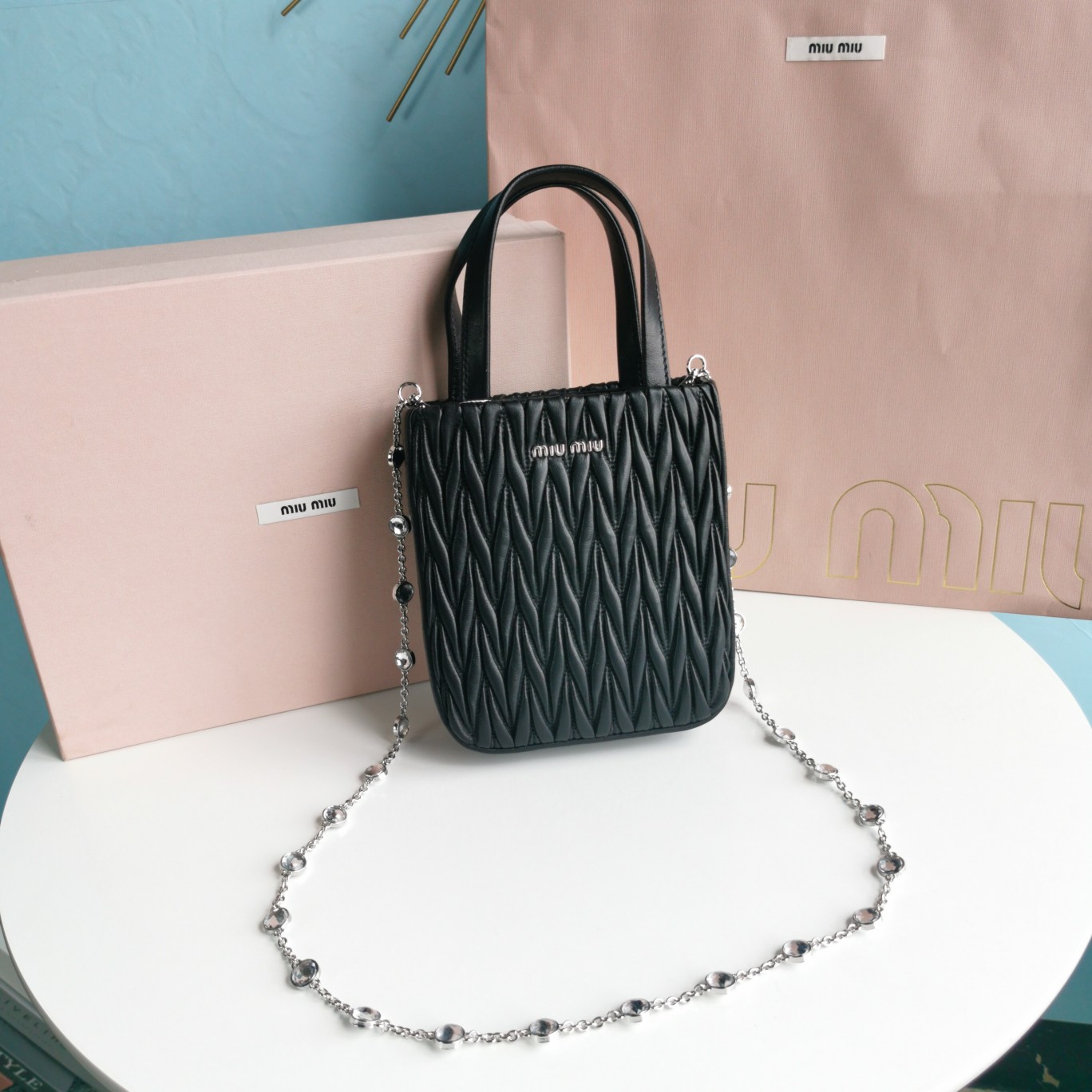 MIUMIU HANDBAG black MIUMIU HANDBAG black