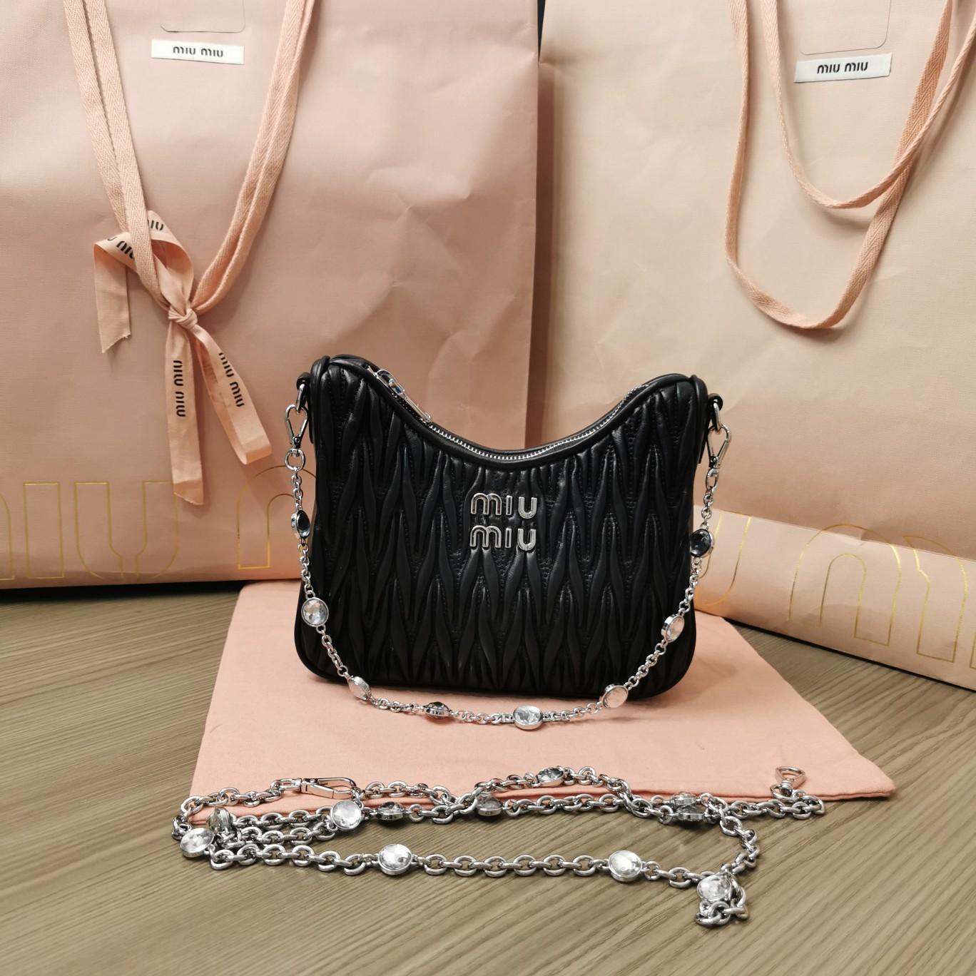 MIUMIU HANDBAG black MIUMIU HANDBAG black