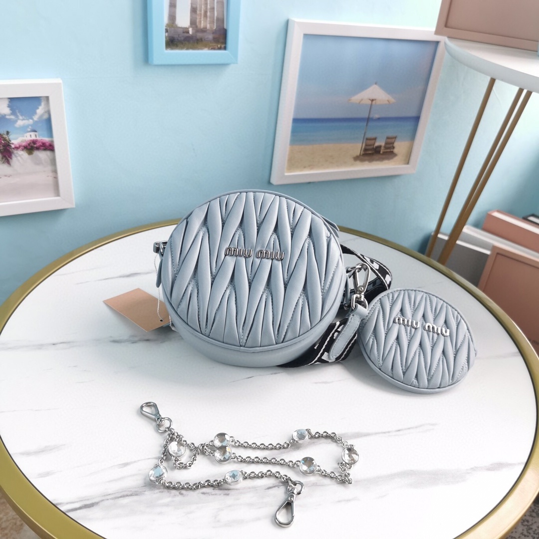 MIUMIU CROSSBODY BAG blue MIUMIU CROSSBODY BAG blue