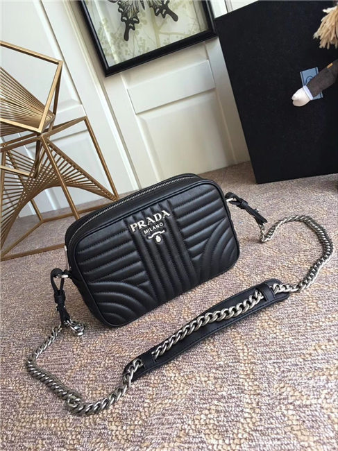 Prada Diagramme Leather Cross-Body Bag (Varied Colors) 1BD083 Prada Diagramme Leather Cross-Body Bag (Varied Colors) 1BD083
