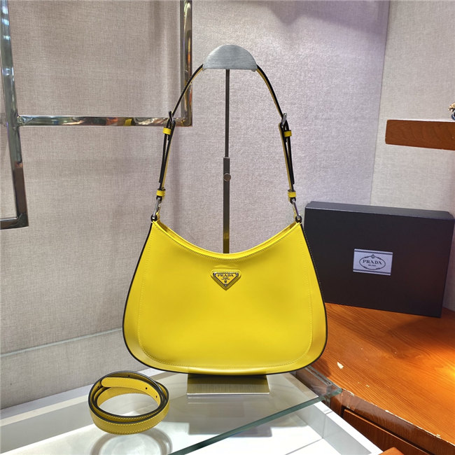 Prada Large Cleo Brushed Leather Shoulder Bag (Varied Colors) 1BC156B Prada Large Cleo Brushed Leather Shoulder Bag (Varied Colors) 1BC156B