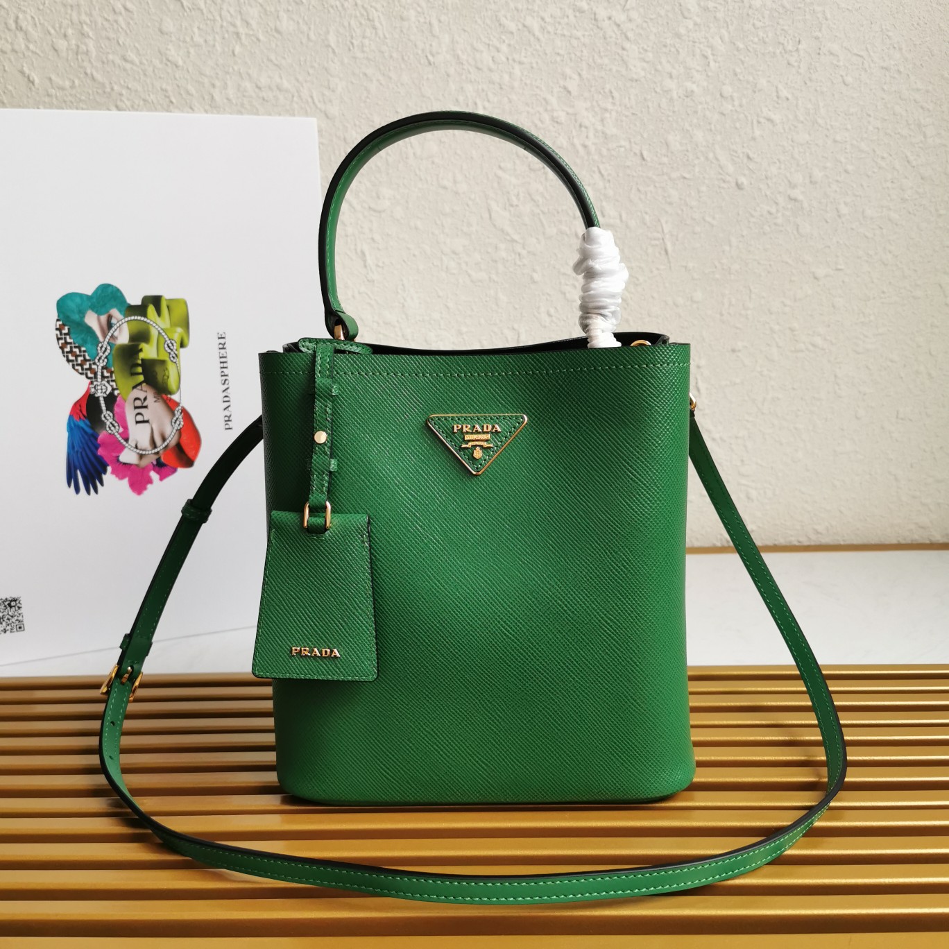 PRADA handbag green PRADA handbag green