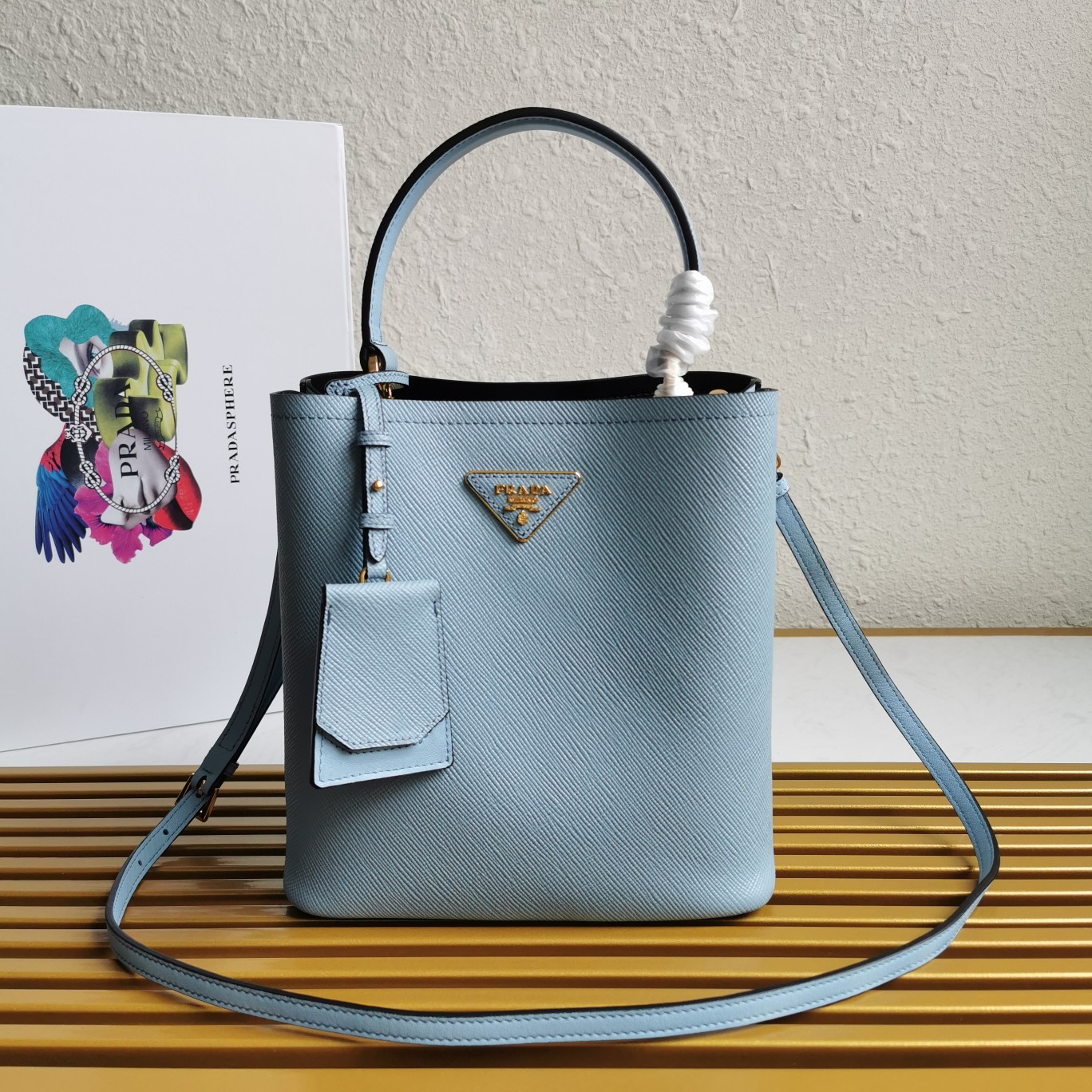PRADA HANDBAG blue PRADA HANDBAG blue