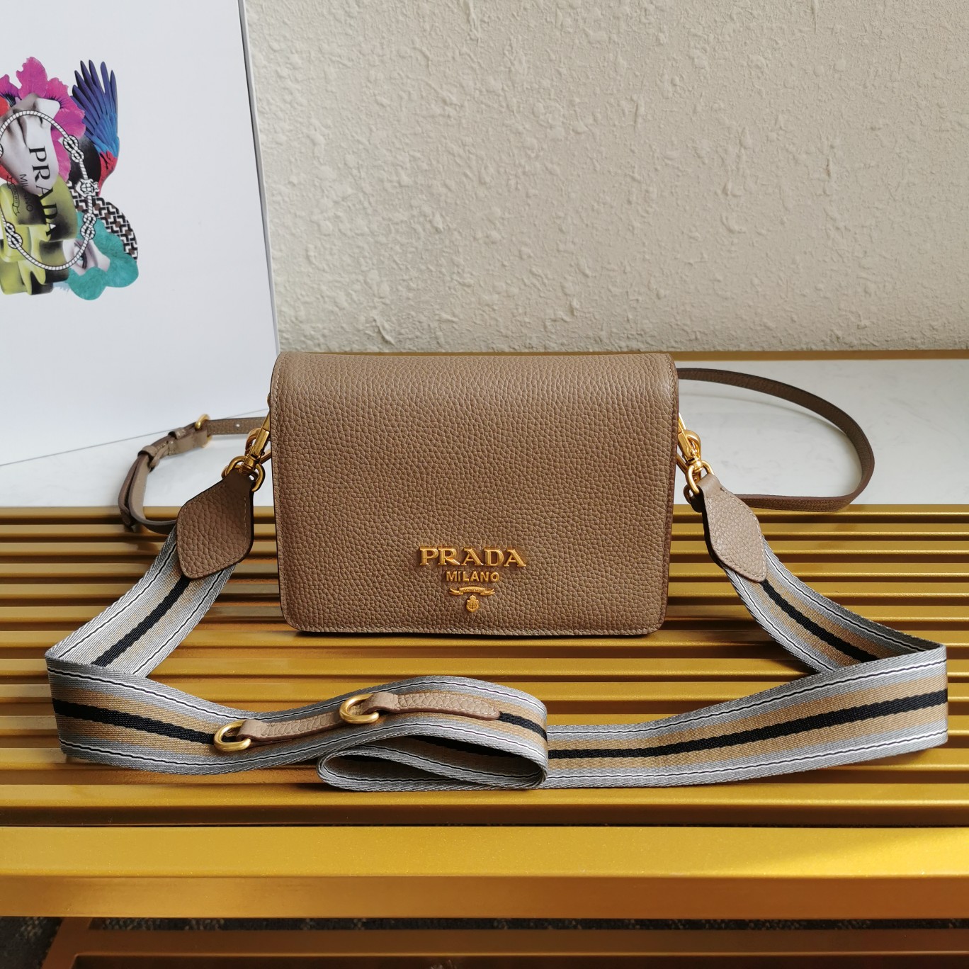 PRADA CROSSBODY BAG brown PRADA CROSSBODY BAG brown