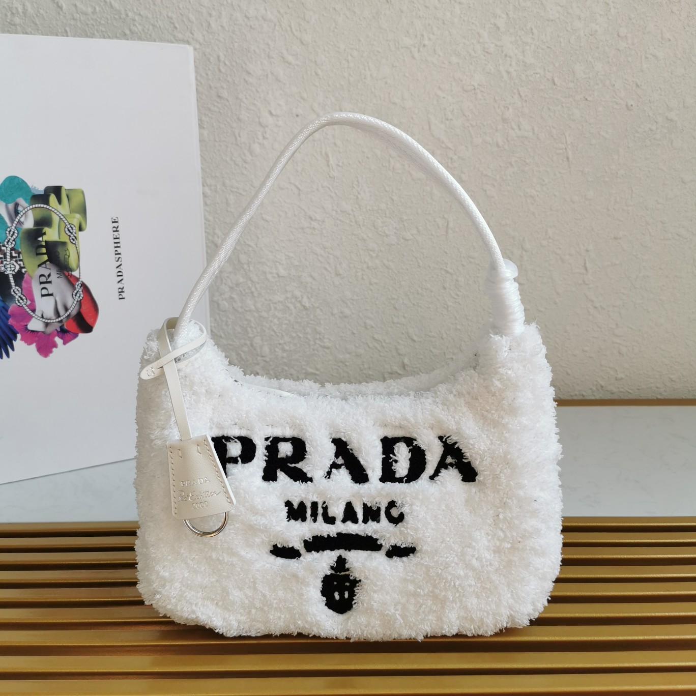 PRADA HANDBAG TOTE white PRADA HANDBAG TOTE white