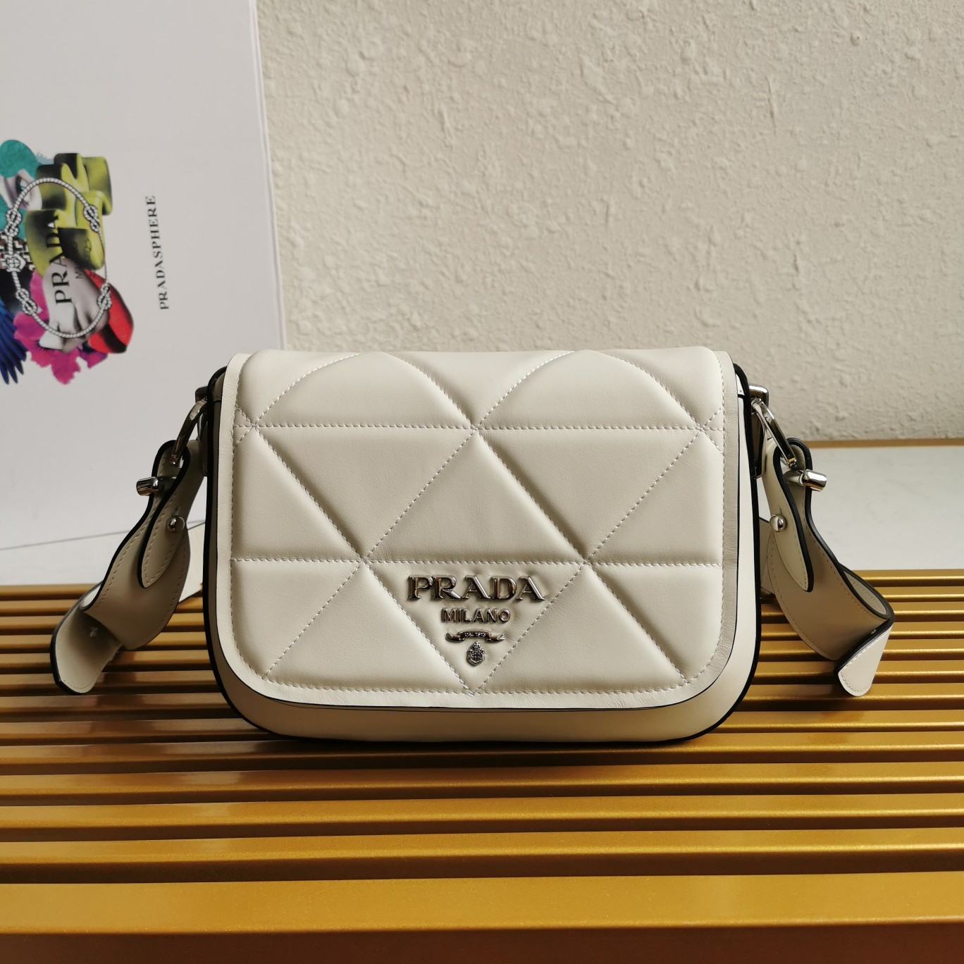 PRADA crossbody bag white PRADA crossbody bag white