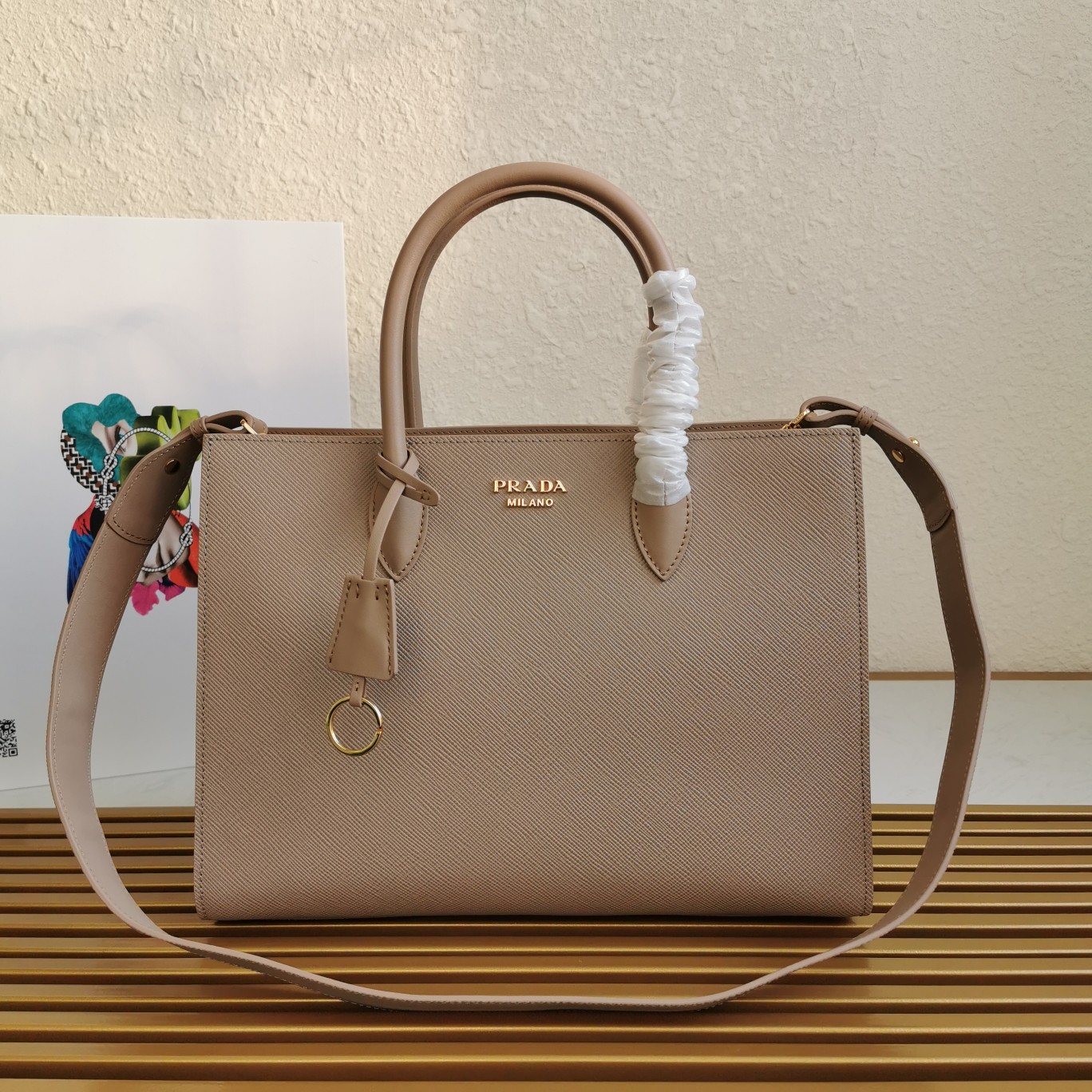 PRADA HANDBAG CLASSIC Beige PRADA HANDBAG CLASSIC Beige