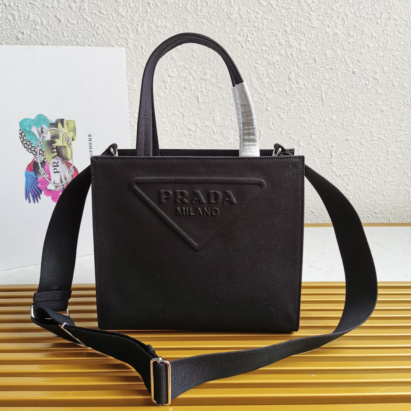 PRADA HANDBAG TOTE black PRADA HANDBAG TOTE black