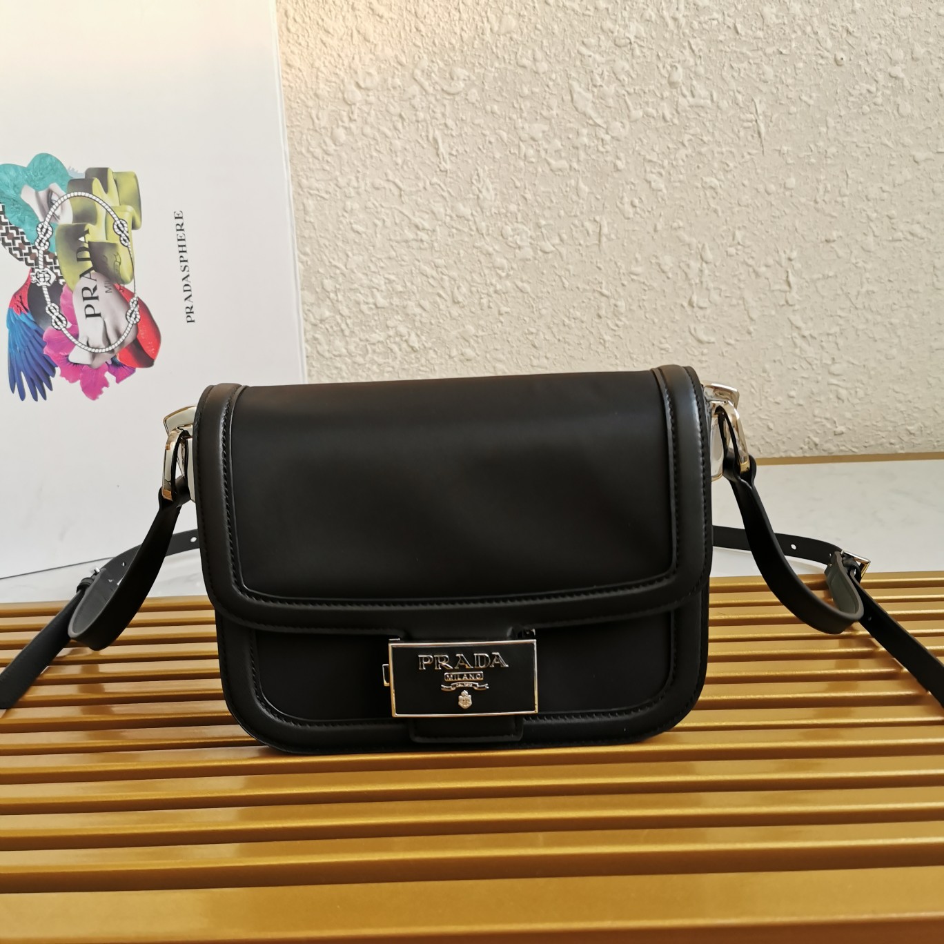 PRADA crossbody bag black PRADA crossbody bag black