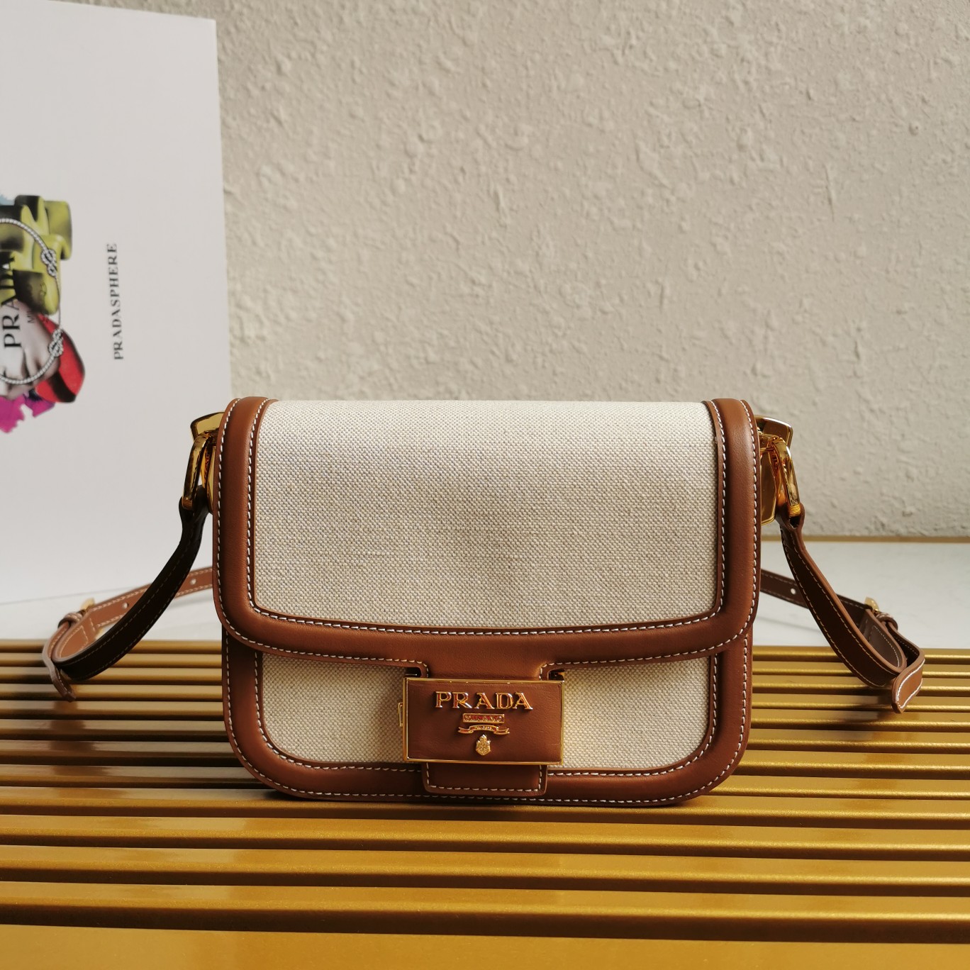 PRADA CROSSBODY BAG beige PRADA CROSSBODY BAG beige