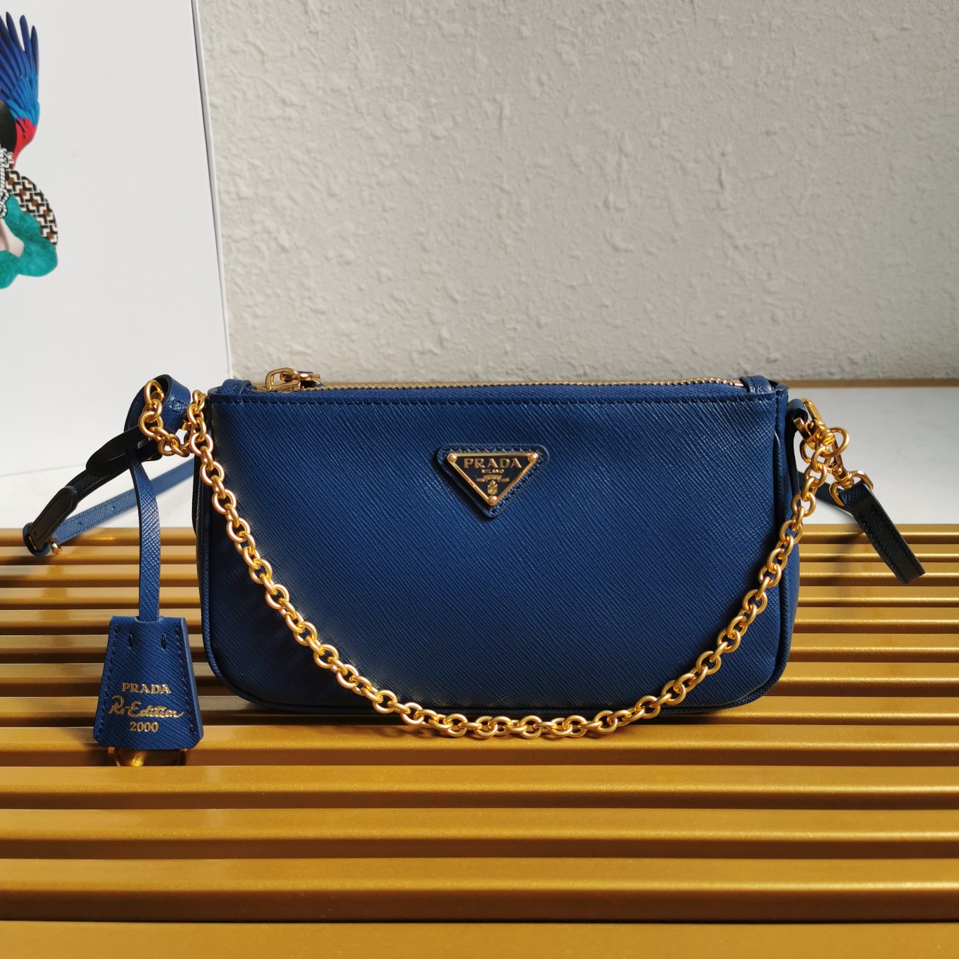 PRADA CROSSBODY BAG blue PRADA CROSSBODY BAG blue