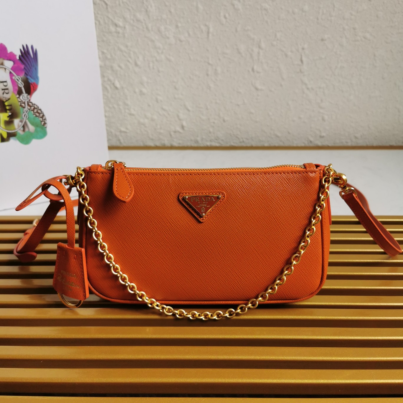 PRADA CROSSBODY BAG orange PRADA CROSSBODY BAG orange