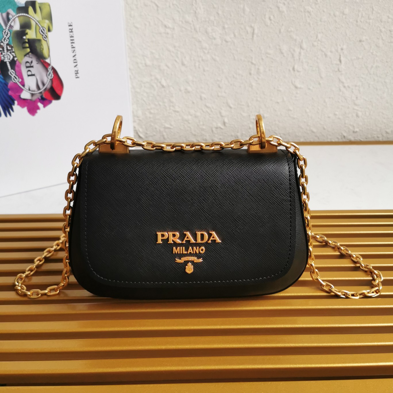 PRADA CROSSBODY BAG black PRADA CROSSBODY BAG black
