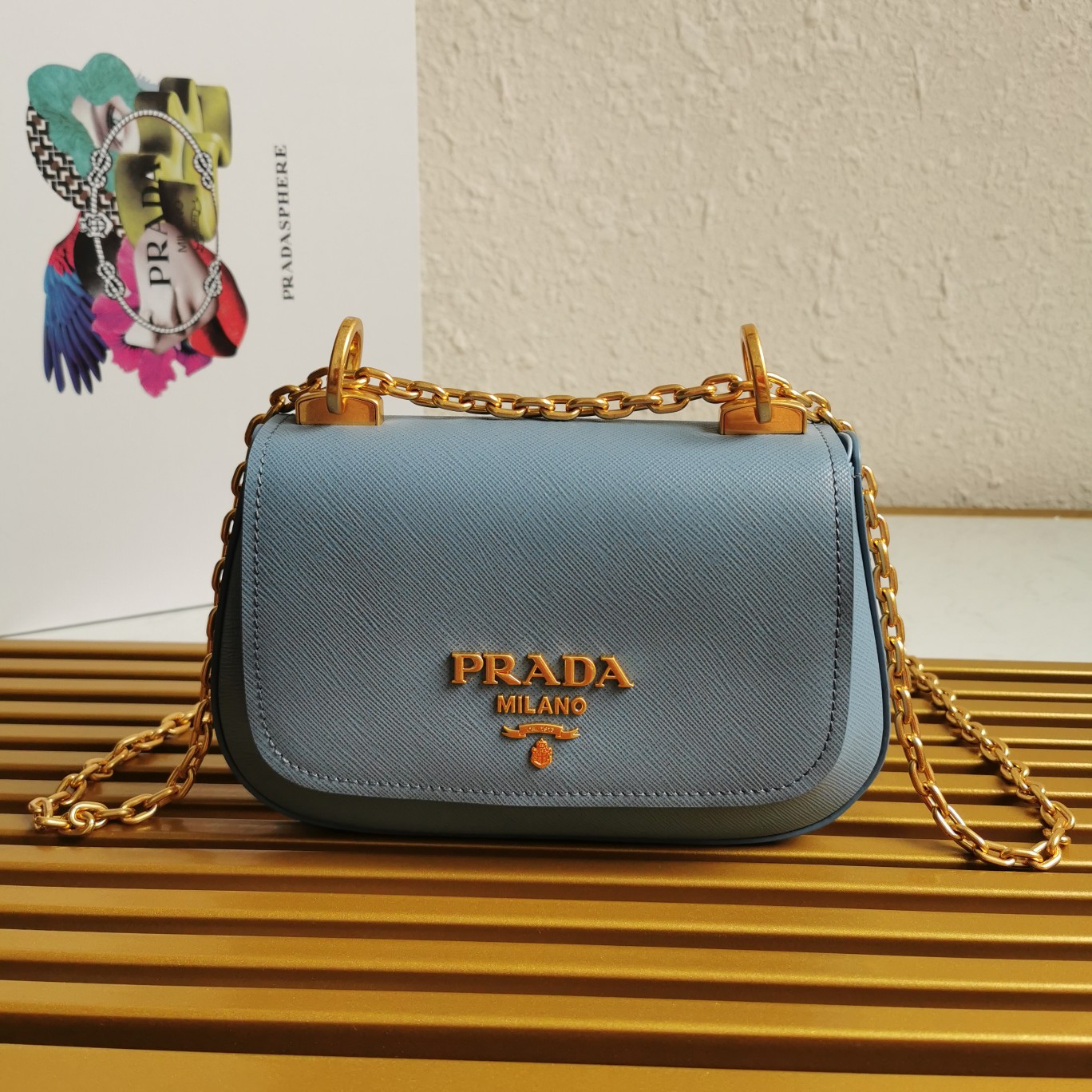 PRADA CROSSBODY BAG blue PRADA CROSSBODY BAG blue