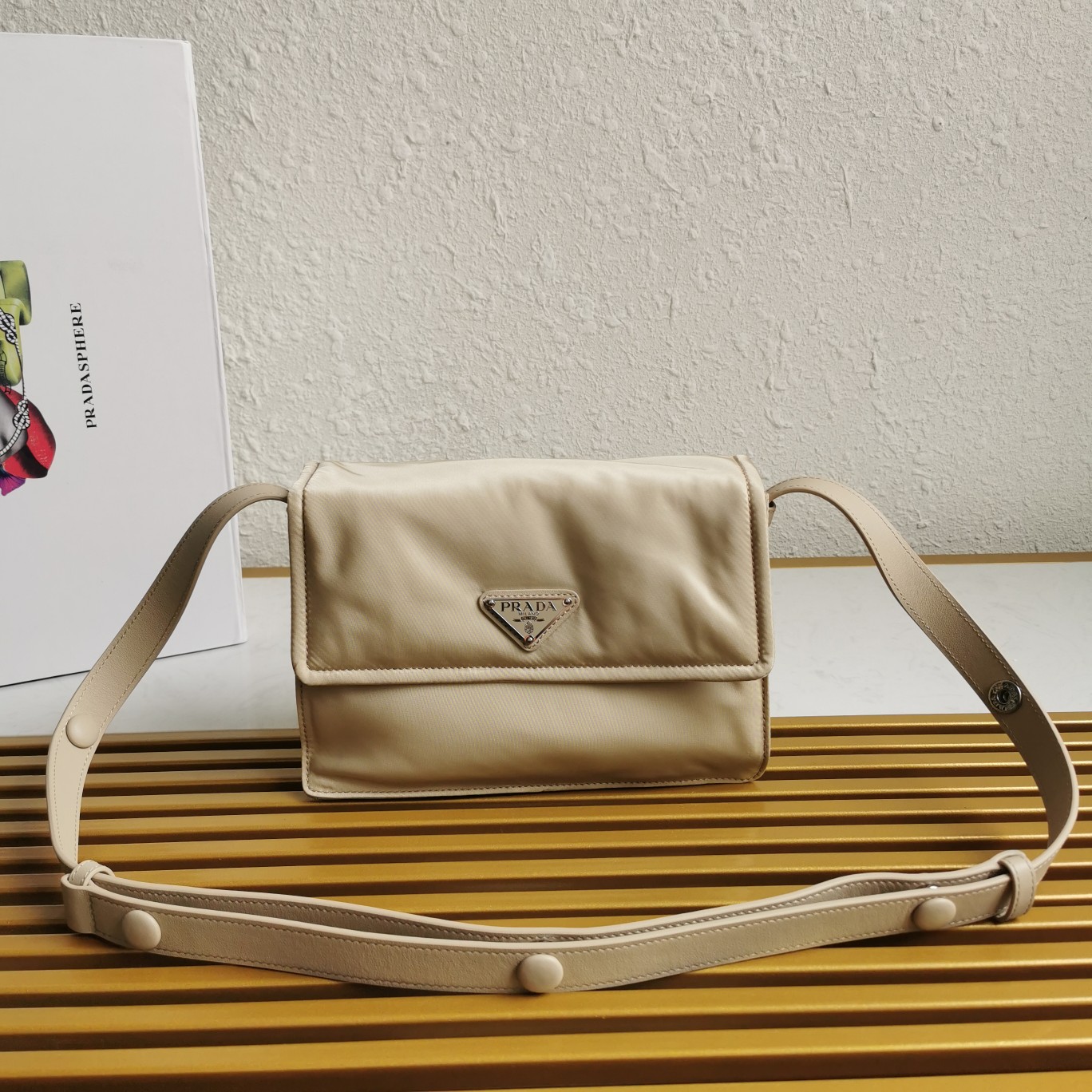 PRADA CROSSBODY BAG beige PRADA CROSSBODY BAG beige