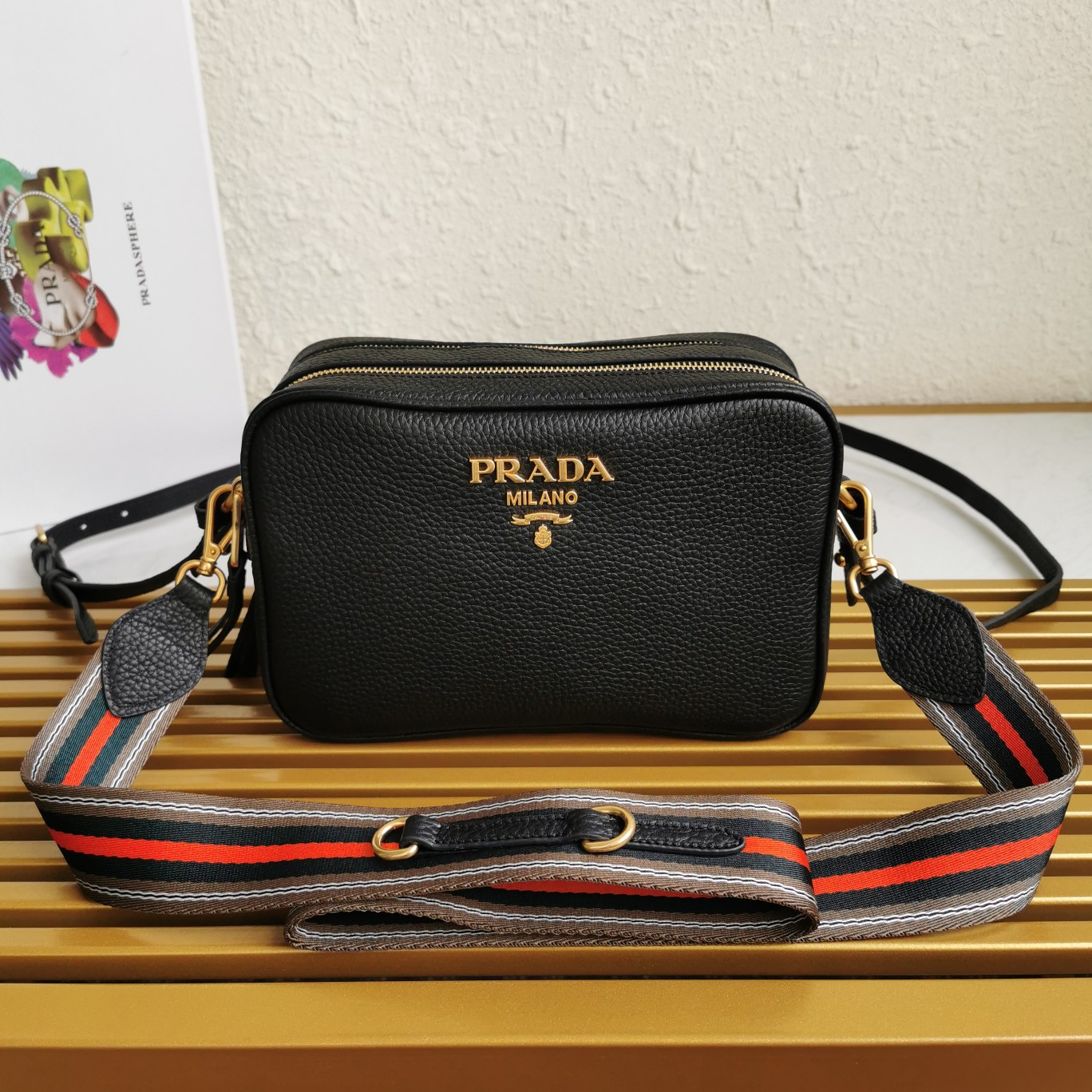 PRADA CROSSBODY BAG black PRADA CROSSBODY BAG black