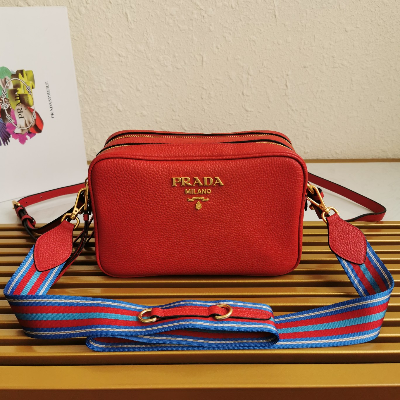 PRADA CROSSBODY BAG red PRADA CROSSBODY BAG red