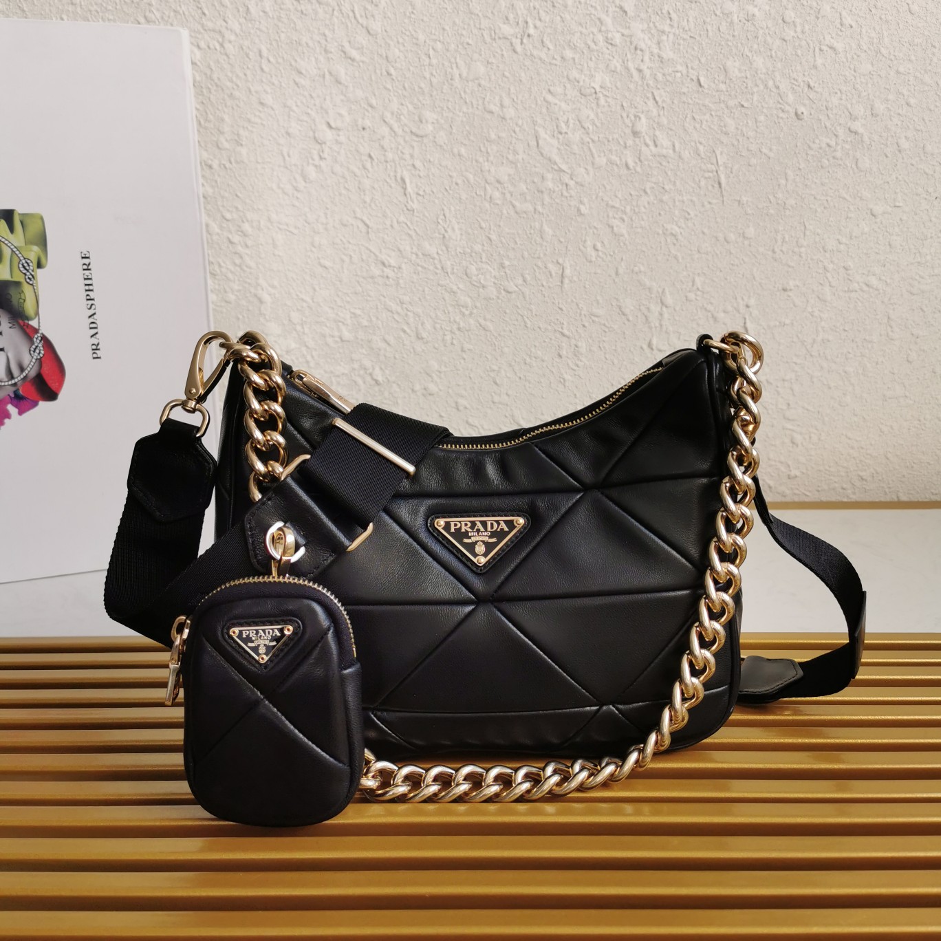 PRADA HANDBAG black PRADA HANDBAG black