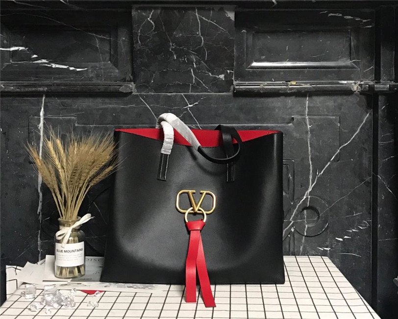 Valentino Large Vring Shopping Tote (Varied Colors) Valentino Large Vring Shopping Tote (Varied Colors)