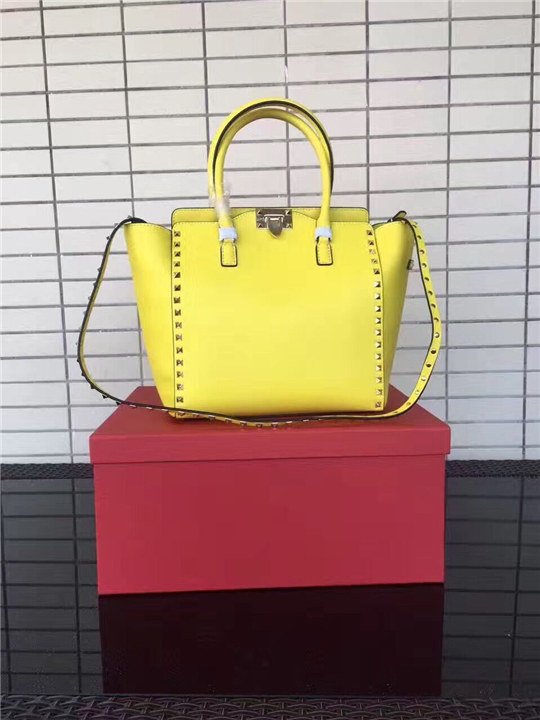 Valentino Rockstud Double Handle (Varied Colors) Valentino Rockstud Double Handle (Varied Colors)