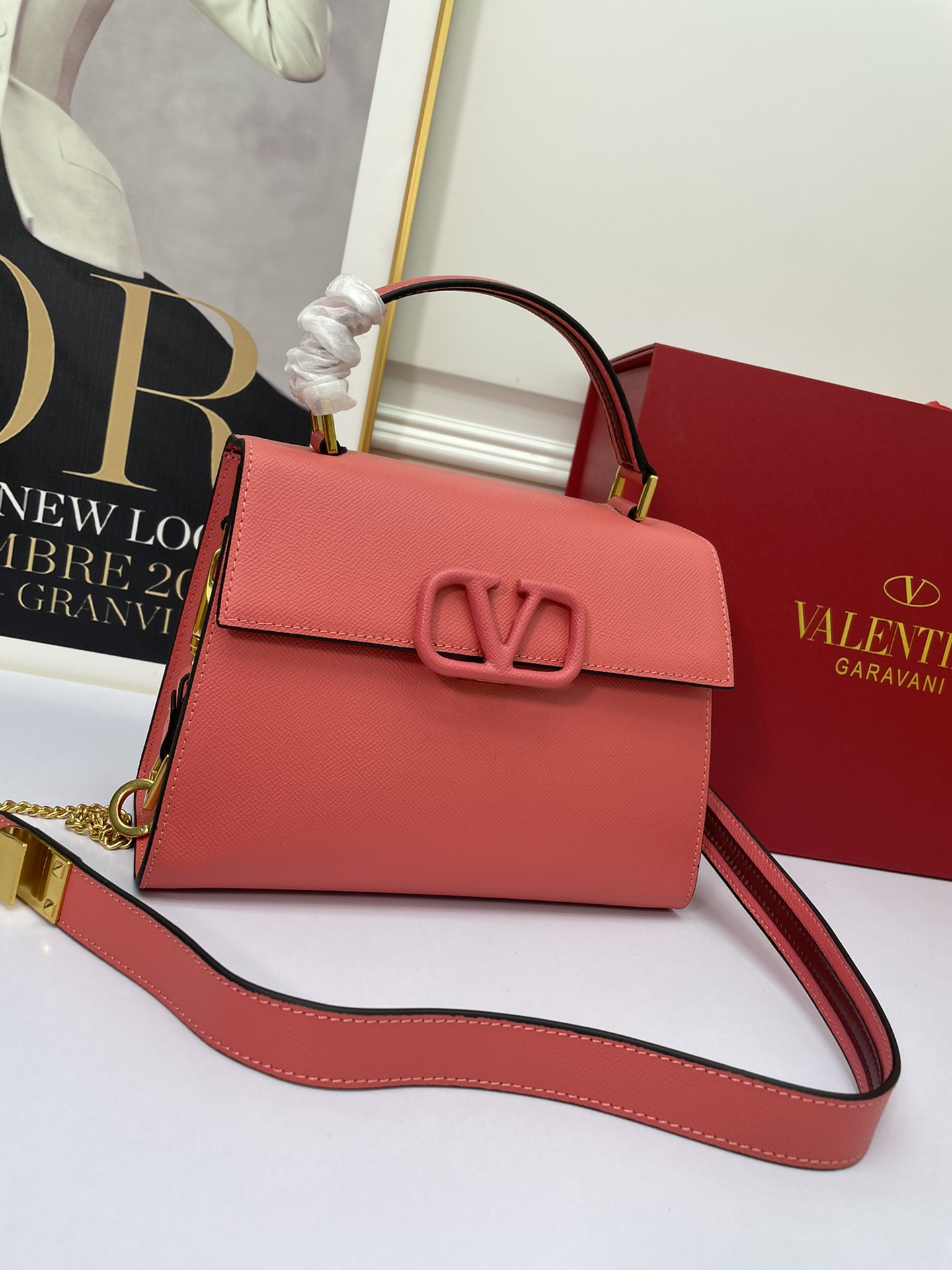 VALENTINO HANDBAG vermilion VALENTINO HANDBAG vermilion