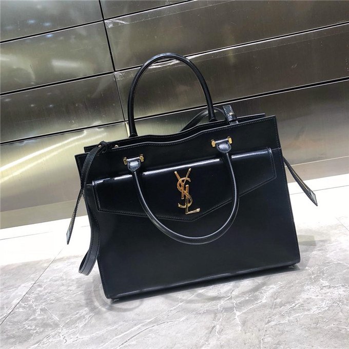 Yves Saint Laurent Medium Uptown Tote Shiny Smooth Leather (Varied Colors) Yves Saint Laurent Medium Uptown Tote Shiny Smooth Leather (Varied Colors)