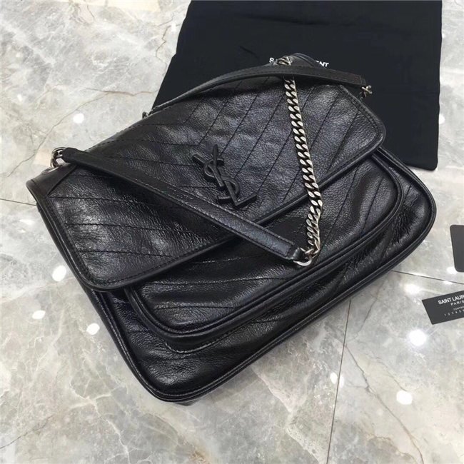 Yves Saint Laurent Large Niki Chain Bag Black Yves Saint Laurent Large Niki Chain Bag Black