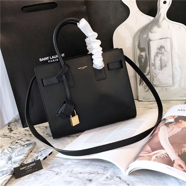 Yves Saint Laurent Classic Nano SAC DE JOUR Black Leather Yves Saint Laurent Classic Nano SAC DE JOUR Black Leather