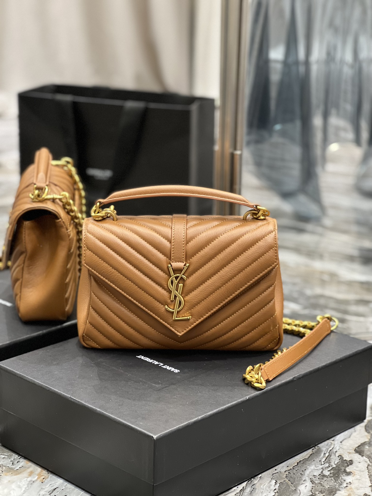 YVES SAINT LAURENT HANDBAG Yellow YVES SAINT LAURENT HANDBAG Yellow