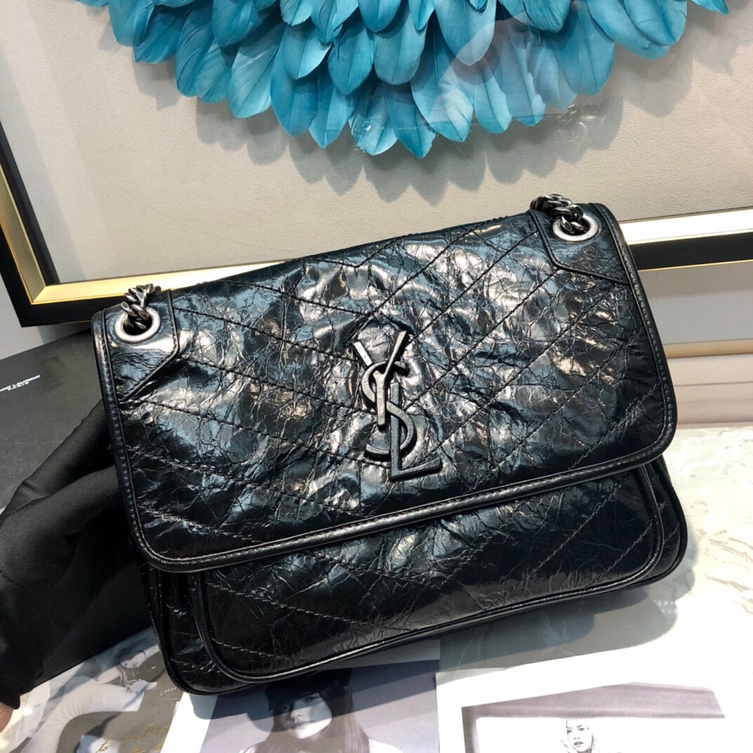 YVES SAINT LAURENT HANDBAG black YVES SAINT LAURENT HANDBAG black