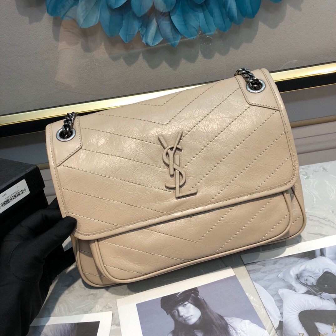 YVES SAINT LAURENF HANDBAG Apricot YVES SAINT LAURENF HANDBAG Apricot