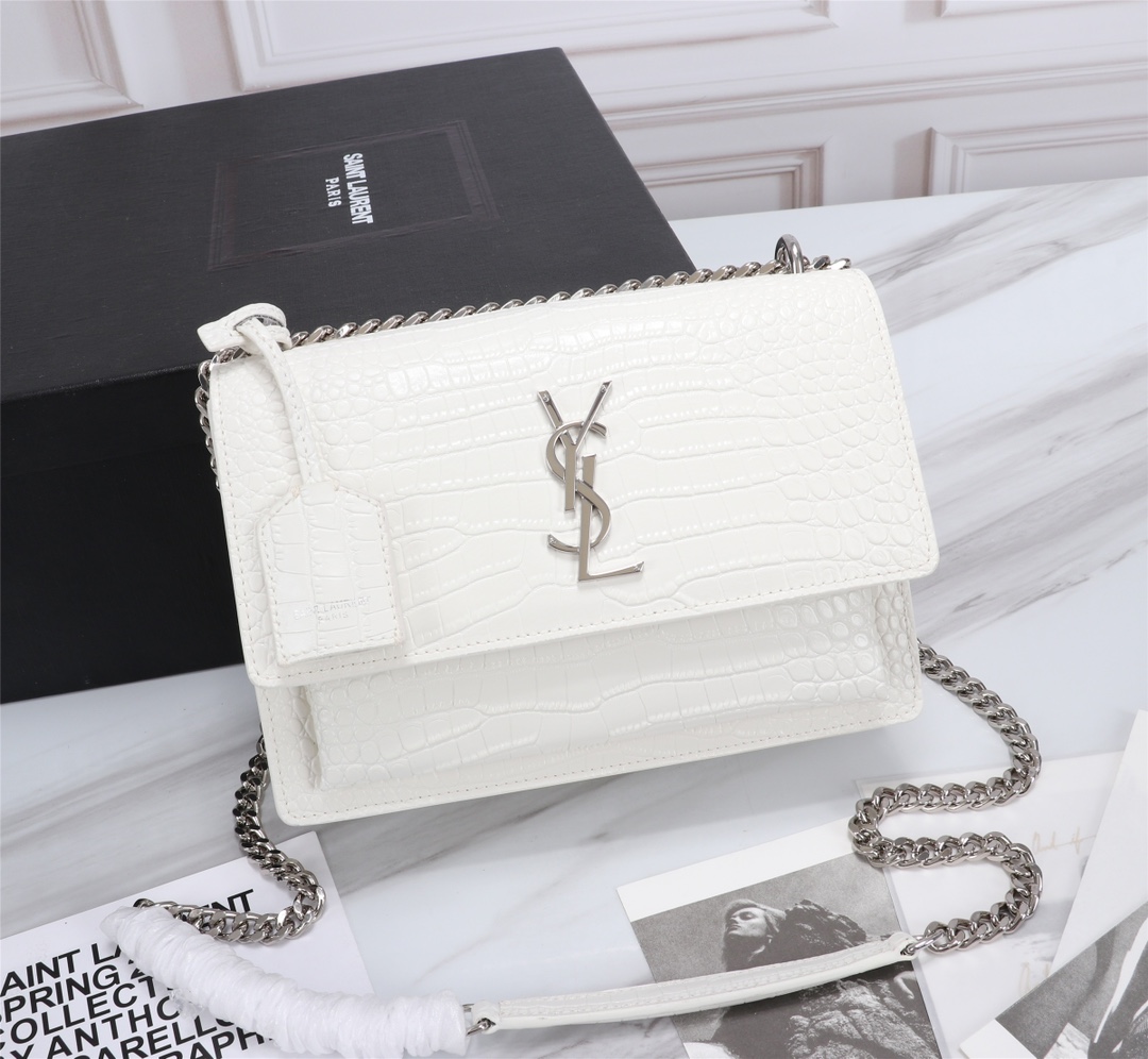 YVES SAINT LAURENT CROSSBODY BAG White YVES SAINT LAURENT CROSSBODY BAG White