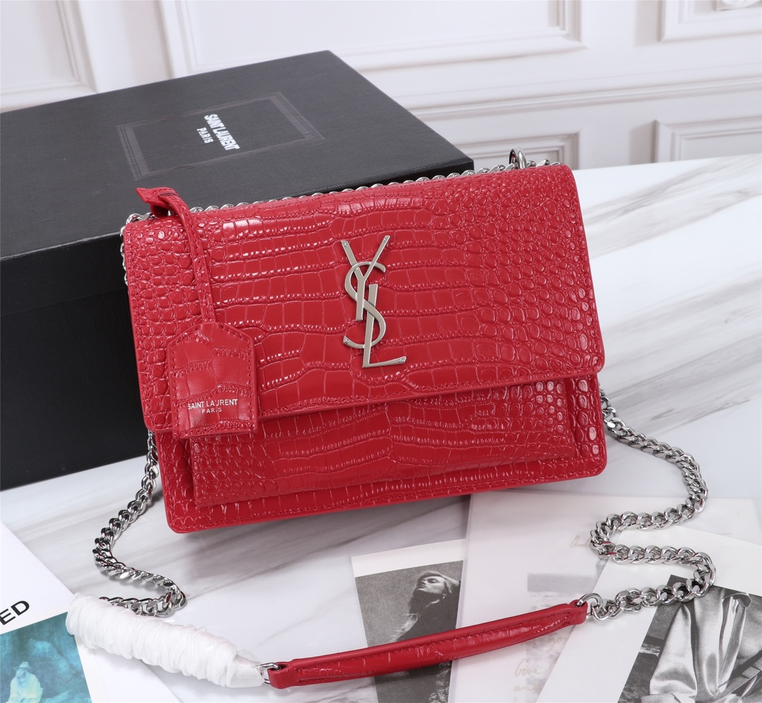 YVES SAINT LAURENT CROSSBODY BAG Red YVES SAINT LAURENT CROSSBODY BAG Red