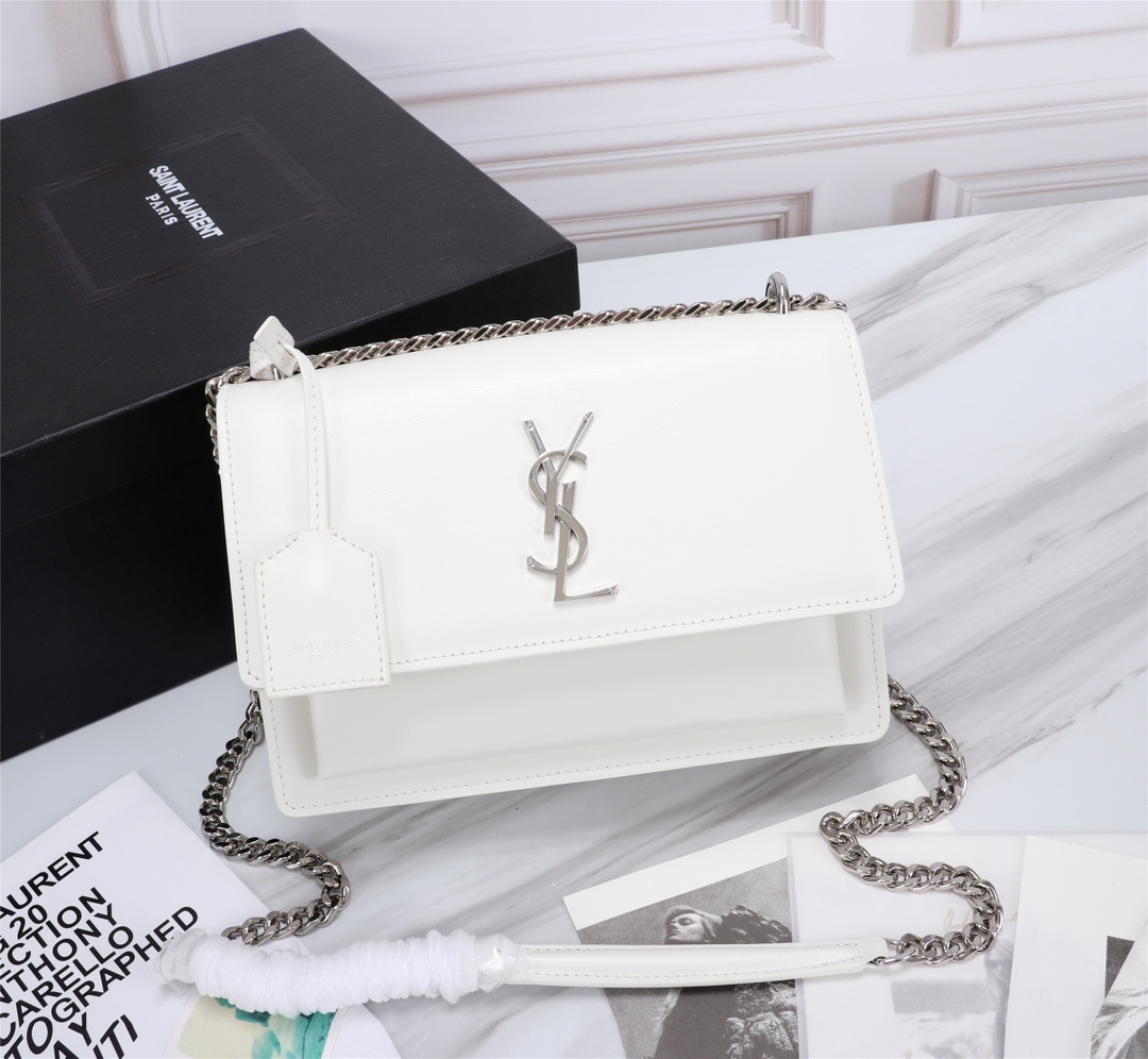 YVES SAINT LAURENT CROSSBODY BAG white YVES SAINT LAURENT CROSSBODY BAG white