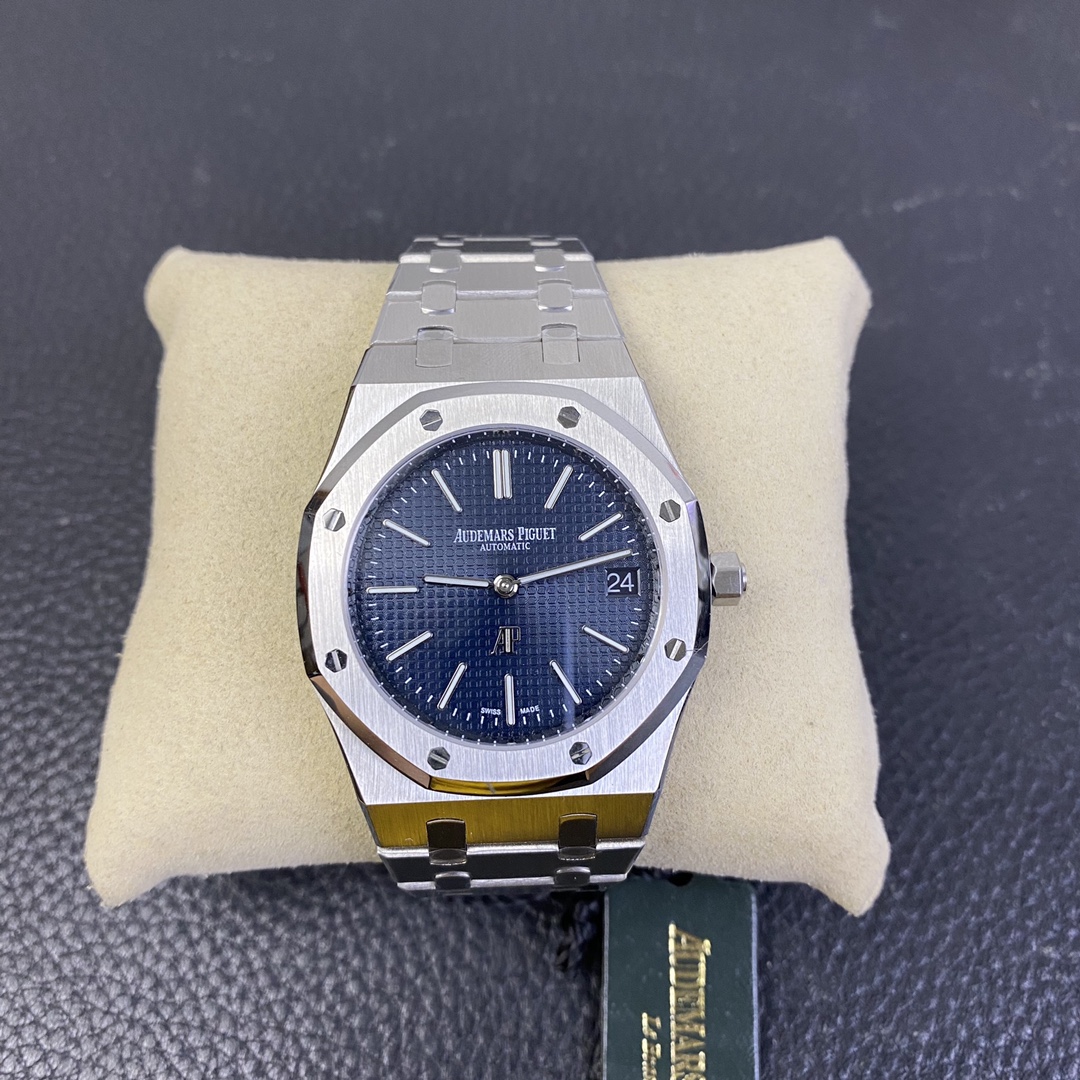 Audemars Piguet Royal Oak 15202IP.OO.1240IP.01 Ultra-Thin Smoked Blue Custom Limited Edition Watch Audemars Piguet Royal Oak 15202IP.OO.1240IP.01 Ultra-Thin Smoked Blue Custom Limited Edition Watch