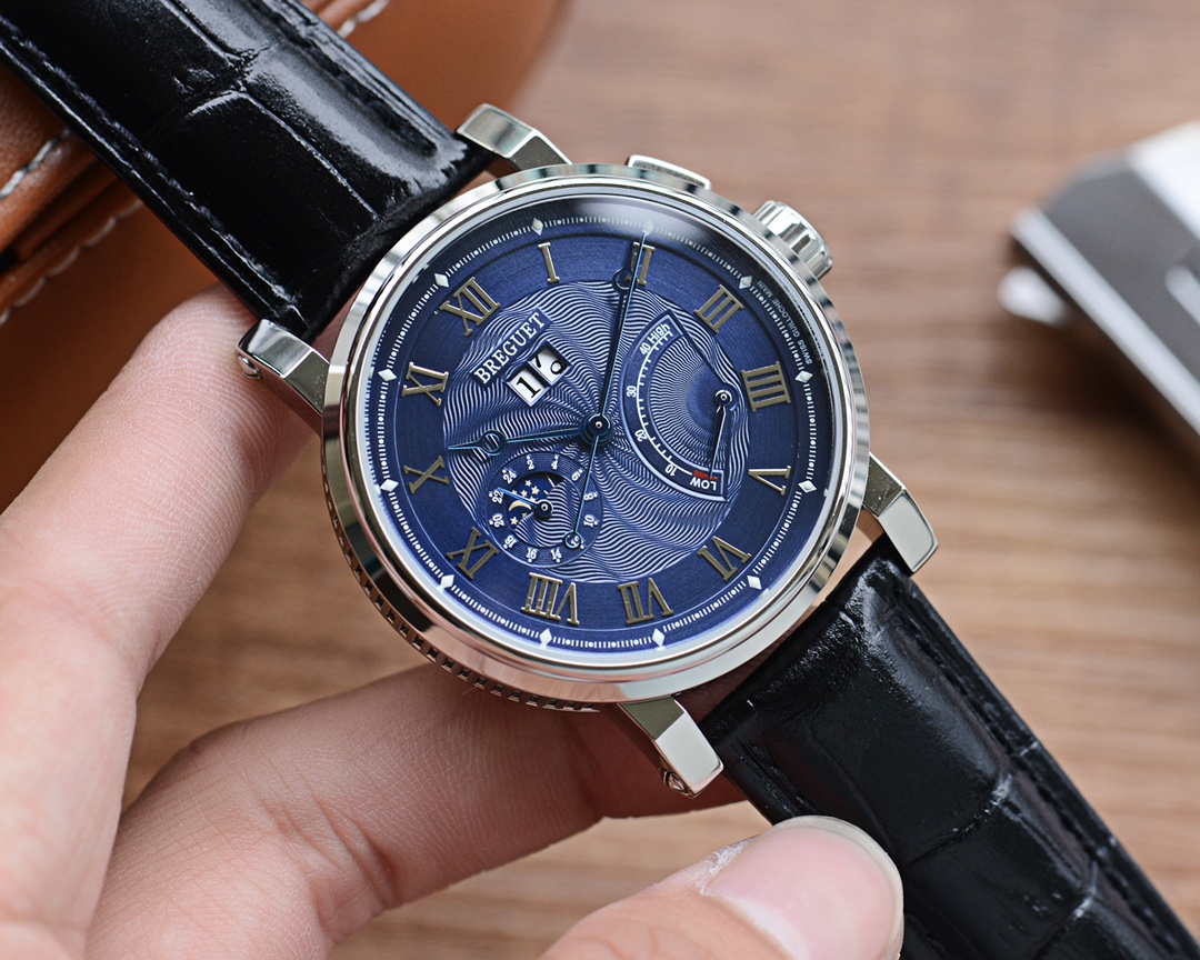 Breguet Day, Moon, and Stars Series Men’s Mechanical Wristwatch Breguet Day, Moon, and Stars Series Men’s Mechanical Wristwatch