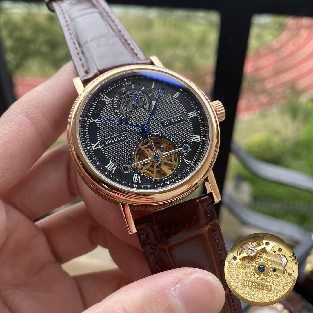 Breguet Day, Moon, and Stars Series Men’s Mechanical Wristwatch Breguet Day, Moon, and Stars Series Men’s Mechanical Wristwatch