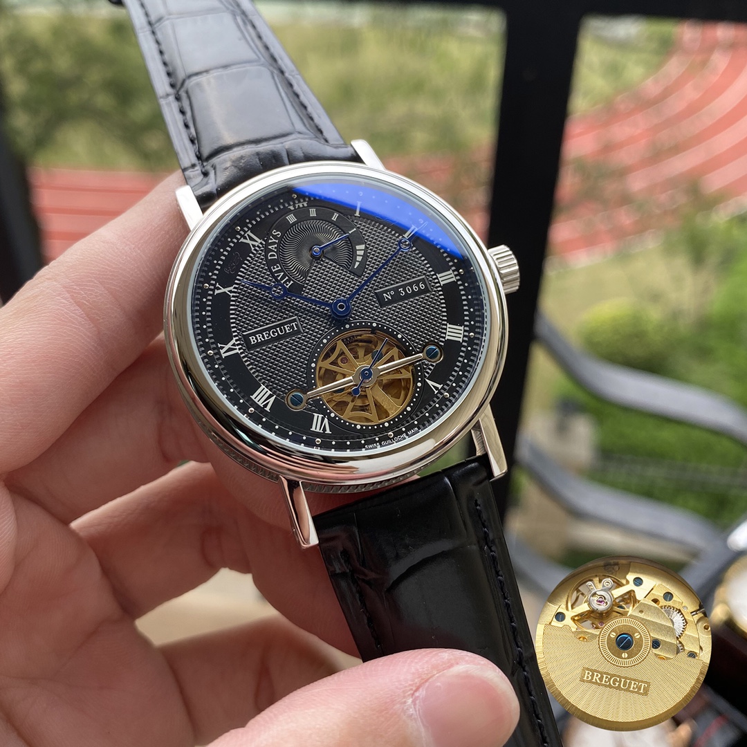 Breguet Day, Moon, and Stars Series Men’s Mechanical Wristwatch Breguet Day, Moon, and Stars Series Men’s Mechanical Wristwatch