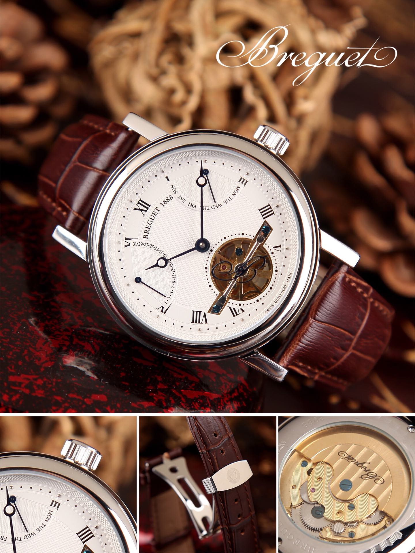 Breguet Men’s Top-Grade Wristwatch Breguet Men’s Top-Grade Wristwatch