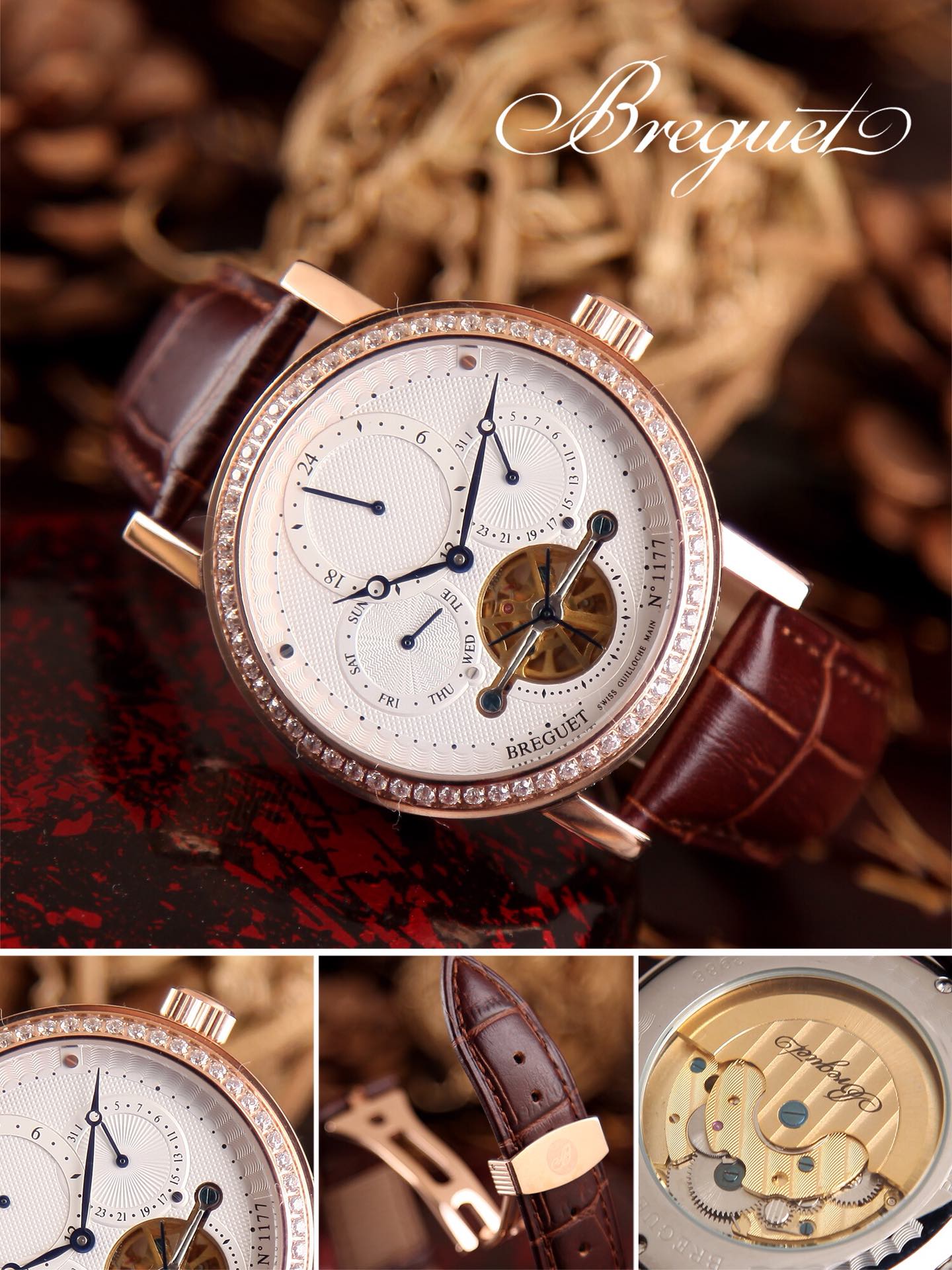 Breguet Men’s Top-Grade Wristwatch Breguet Men’s Top-Grade Wristwatch