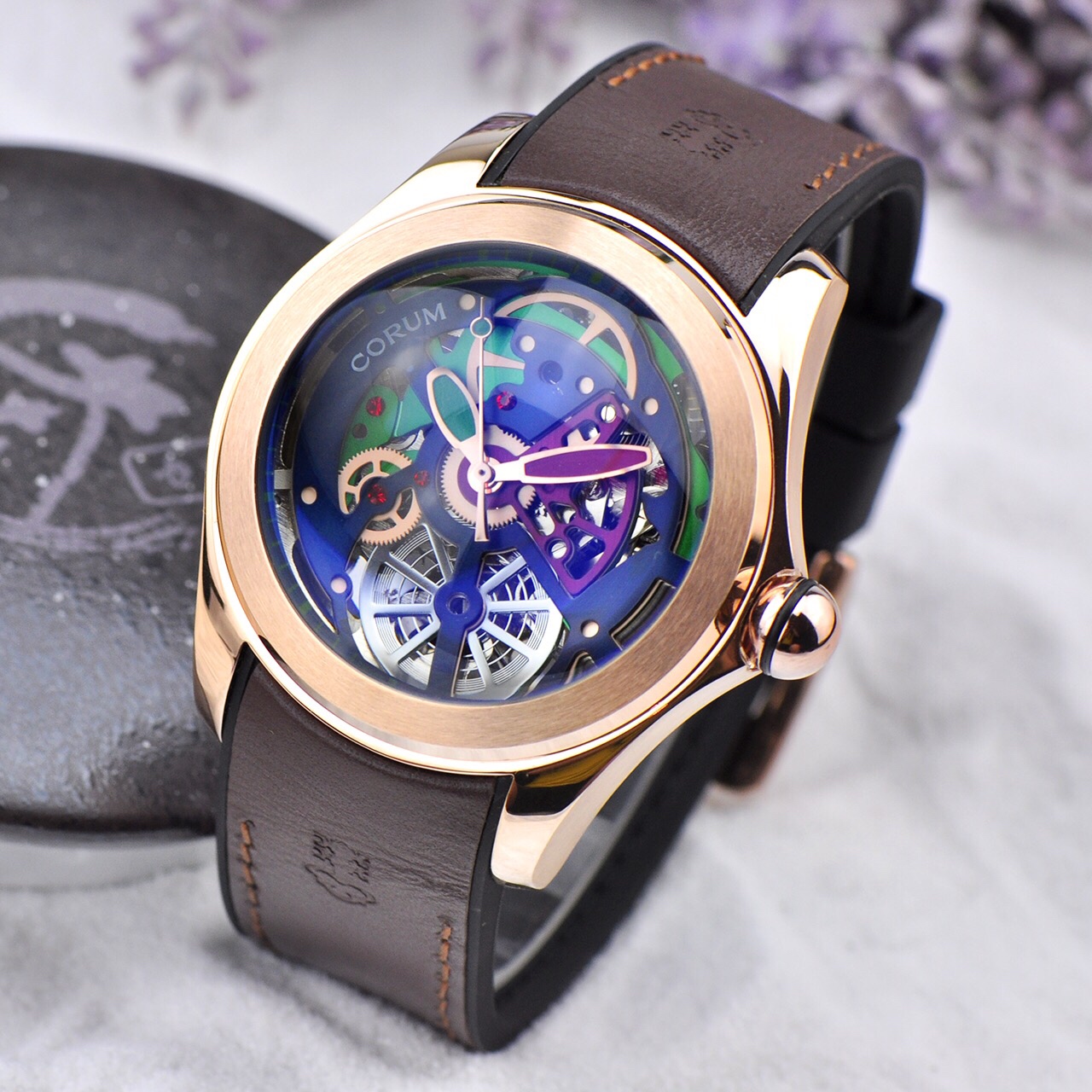 Corum Bubble Kunlun Bubble Series 47 Hollow Automatic Mechanical Watch Corum Bubble Kunlun Bubble Series 47 Hollow Automatic Mechanical Watch