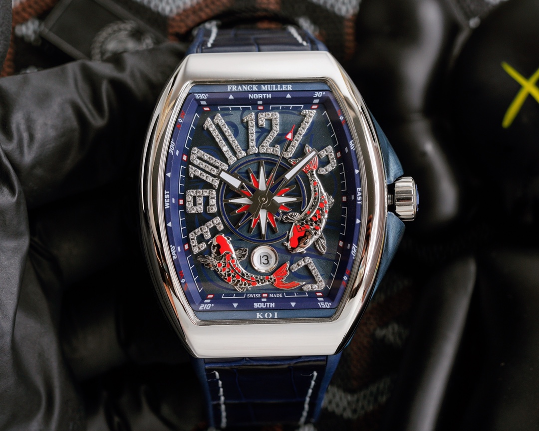 Franck Muller 54*44 Muller V45 SC DT Series Blue Yacht watch Franck Muller 54*44 Muller V45 SC DT Series Blue Yacht watch